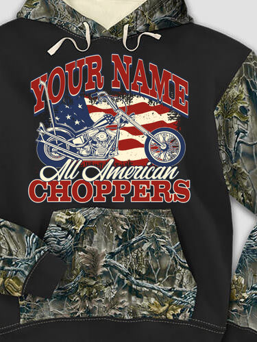 All American Choppers : Printed 2-Tone Camo Hoodies