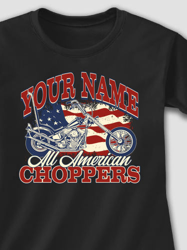 All American Choppers : Adult Ladies Fitted T-Shirt