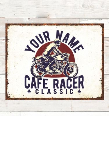 Cafe Racer : Tin Signs