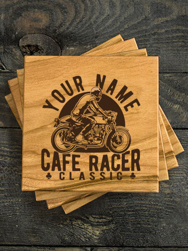 Cafe Racer : Coasters - Engraved
