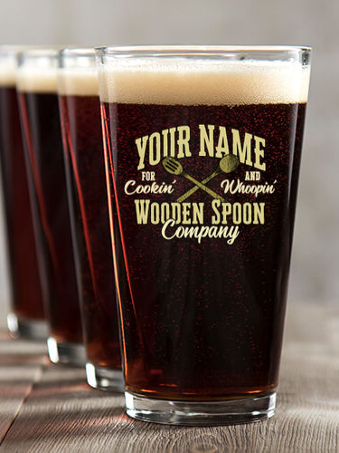 Wooden Spoon Company : Pint Glasses - Color Printed