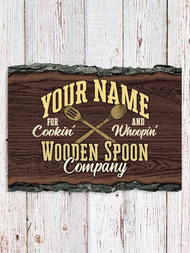 Wooden Spoon Company : Faux Sliced Log Plaque