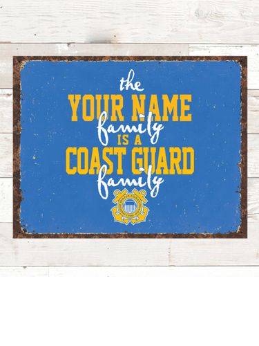 Coast Guard Family : Tin Signs