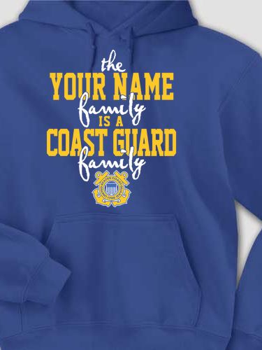 Coast Guard Family : Printed Hoodies