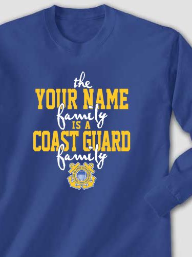 Coast Guard Family : Printed Long Sleeves