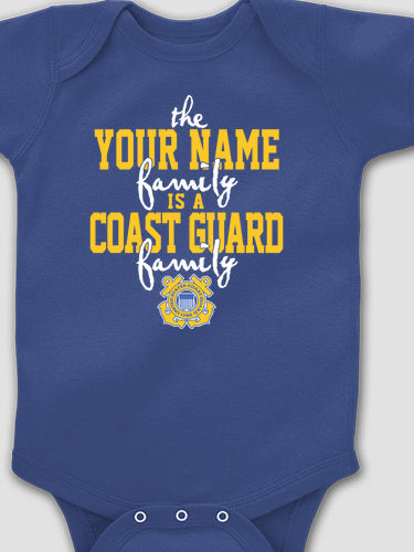 Coast Guard Family : Printed Baby Bodysuits