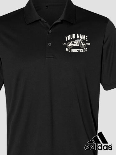 Motorcycles : Embroidered Adidas&reg; Polo Shirts