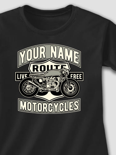Motorcycles : Adult Ladies Fitted T-Shirt