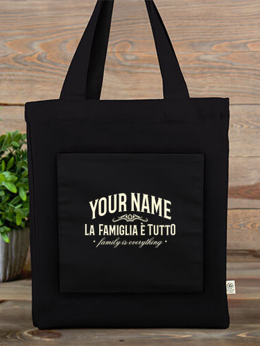 Family Is Everything : Canvas Totes