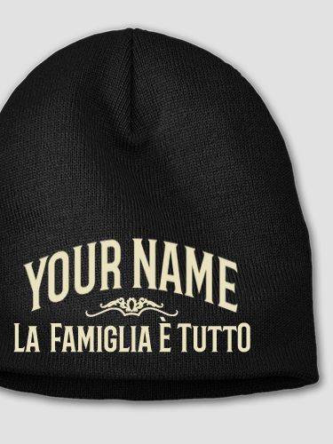 Family Is Everything : Embroidered Beanies