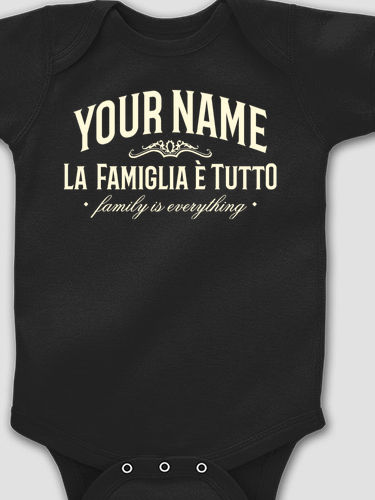Family Is Everything : Printed Baby Bodysuits