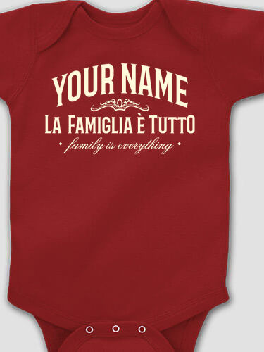 Family Is Everything : Printed Baby Bodysuits
