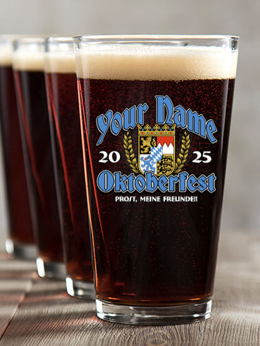 Oktoberfest : Pint Glasses - Color Printed