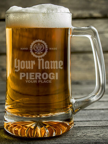 Pierogi : Beer Mugs - Engraved