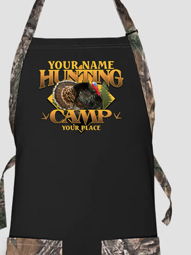 Turkey Hunting Camp : Printed 2-Tone Aprons