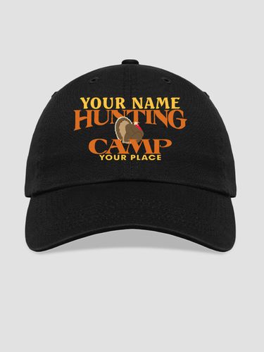 Turkey Hunting Camp : Embroidered Baseball Hats