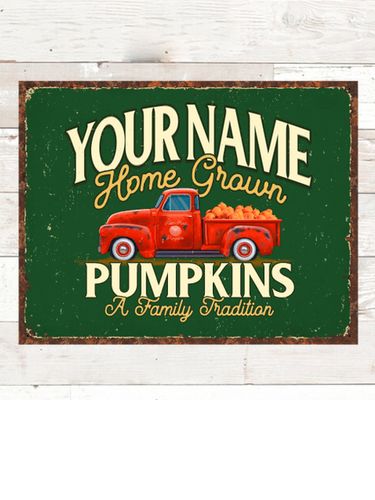 Pumpkins : Tin Signs