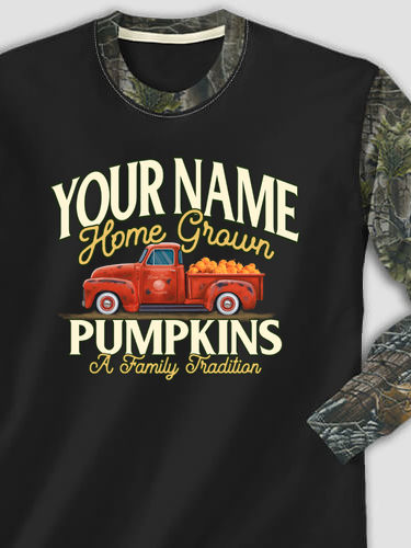 Pumpkins : Printed 2-Tone Camo Long Sleeves