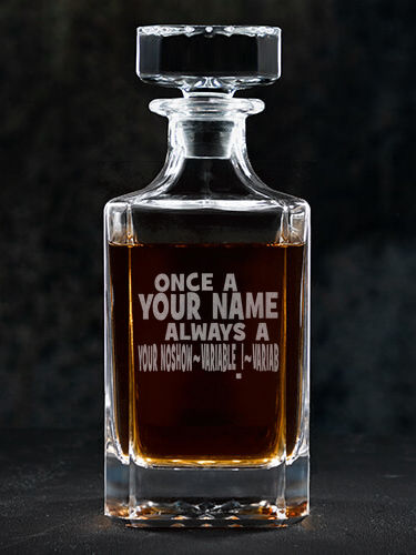 Always : Whiskey Decanter - Engraved