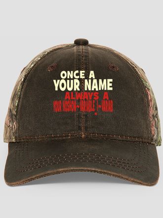 Always : Embroidered 2-Tone Camo Hats
