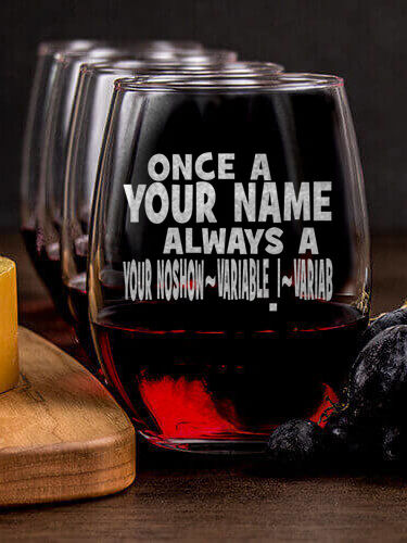 Always : Cheese Board Wine Glass Gift Sets - Engraved