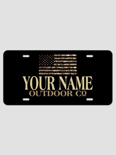 American Outdoor Company : License Plates