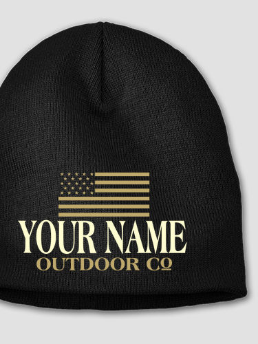 American Outdoor Company : Embroidered Beanies