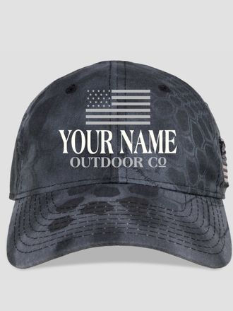 American Outdoor Company : Embroidered Kryptek Tactical Camo Hats