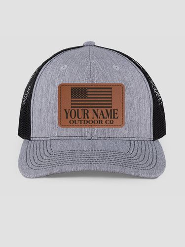 American Outdoor Company : Structured Trucker Hats with Patch