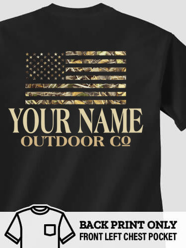 American Outdoor Company : Printed Pocket T-Shirts