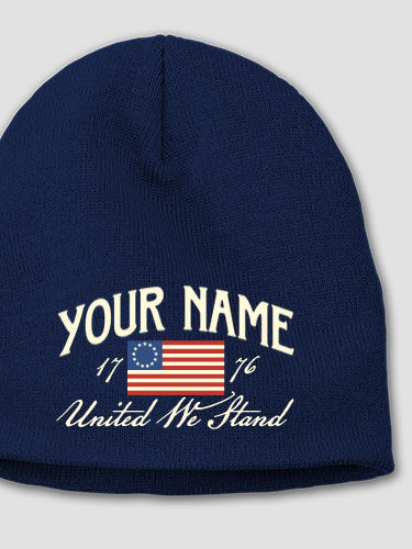 United We Stand : Embroidered Beanies