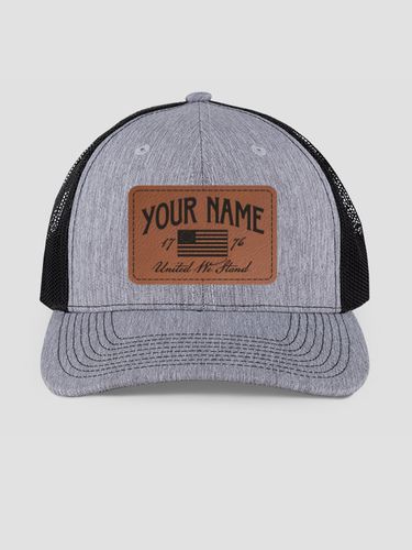 United We Stand : Structured Trucker Hats with Patch