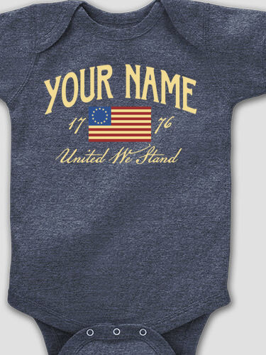 United We Stand : Printed Baby Bodysuits