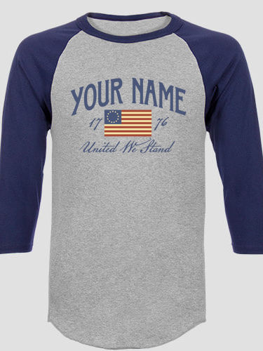 United We Stand : Printed Raglan Shirts