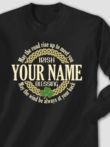 Irish Blessing : Printed Long Sleeves