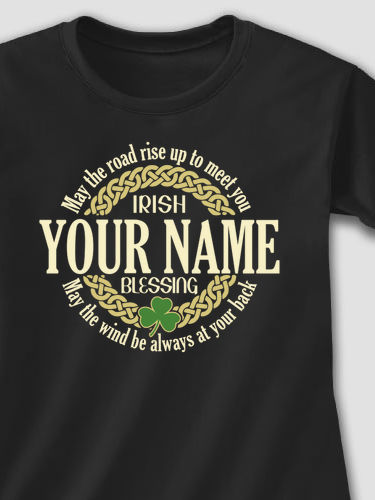 Irish Blessing : Adult Ladies Fitted T-Shirt