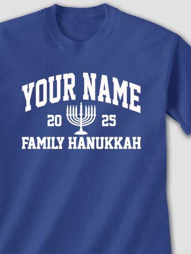 Hanukkah Varsity : Printed T-Shirts