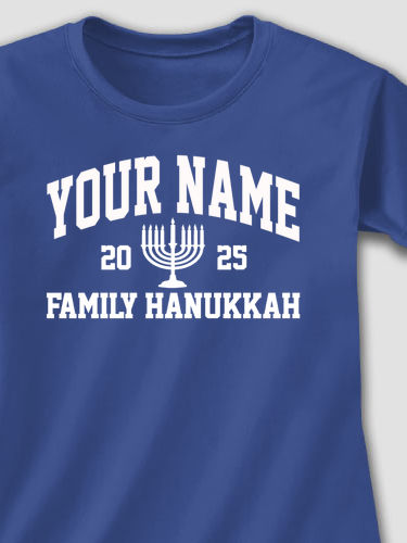 Hanukkah Varsity : Printed T-Shirts