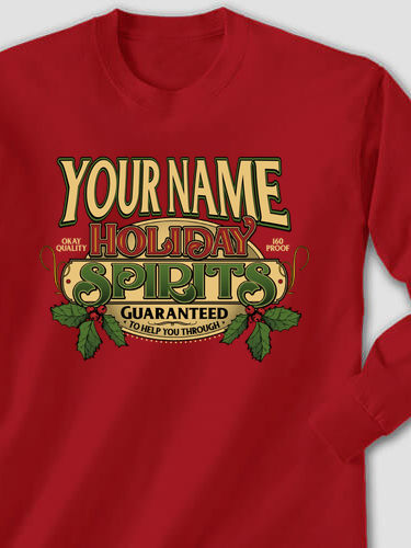 Holiday Spirits : Printed Long Sleeves