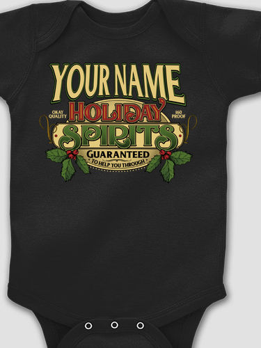 Holiday Spirits : Printed Baby Bodysuits
