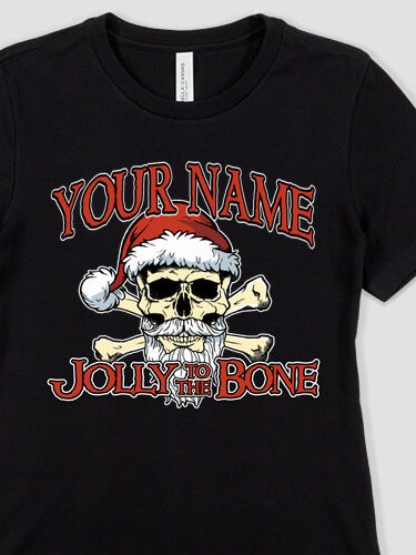 Jolly To The Bone : Premium Ladies T-Shirts