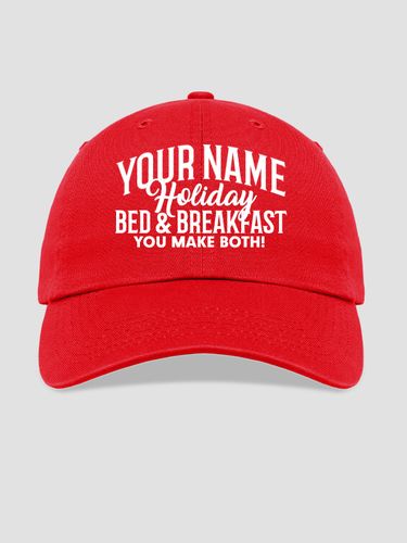 Holiday Bed And Breakfast : Embroidered Baseball Hats