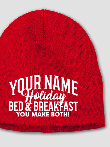 Holiday Bed And Breakfast : Embroidered Beanies
