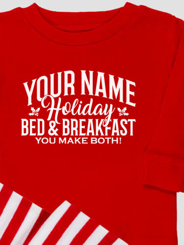 Holiday Bed And Breakfast : Matching Family Pajamas