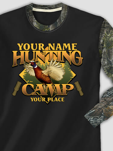 Pheasant Hunting Camp : Printed 2-Tone Camo Long Sleeves