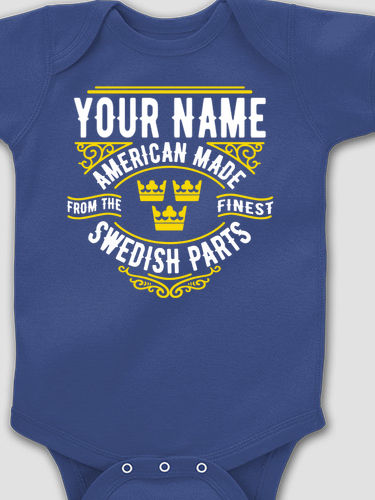 Swedish Parts : Printed Baby Bodysuits