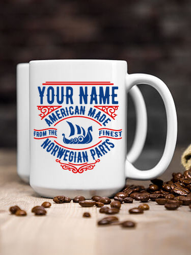 Norwegian Parts : Ceramic Coffee Mugs