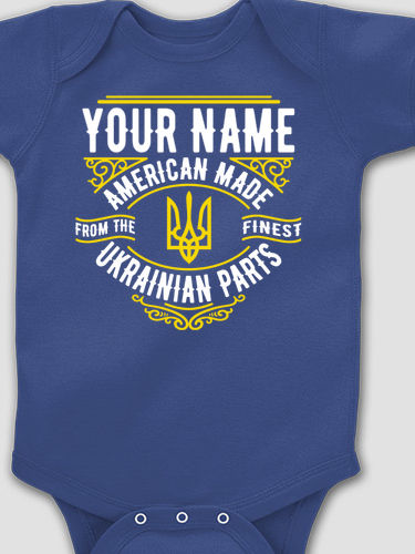 Ukrainian Parts : Printed Baby Bodysuits
