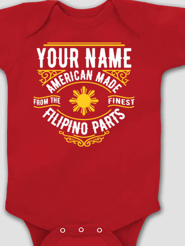 Filipino Parts : Printed Baby Bodysuits
