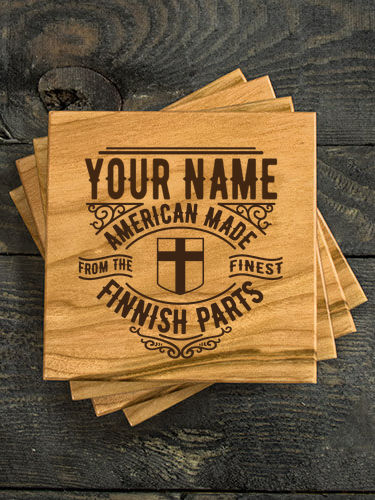 Finnish Parts : Coasters - Engraved